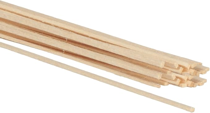 Bass Wood 1/32 X 1/16 x 24 BWS3001