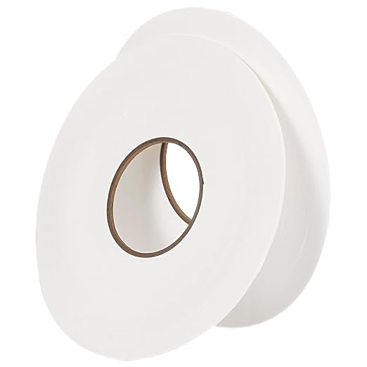 Tatuo 2 Rolls Double Sided Foam Tape PE Foam Tape Sponge Soft Mounting Adhesive
