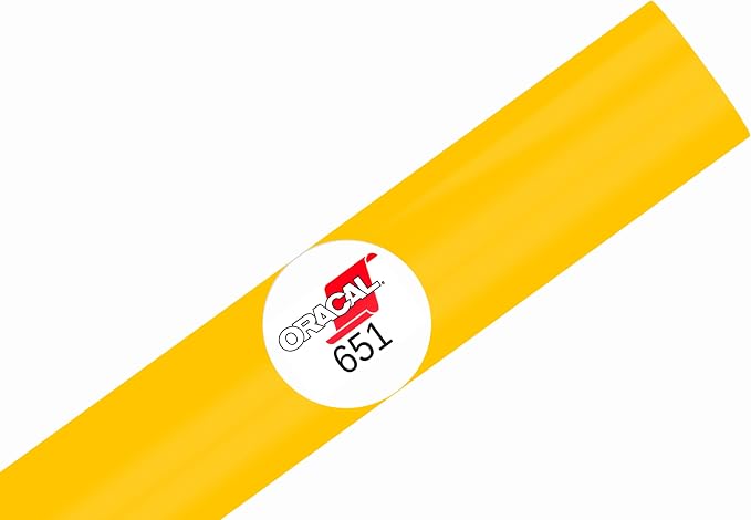 ORACAL 651 Glossy Permanent Vinyl 12 Inch x 15 Feet