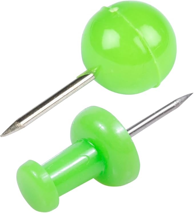 JAM PAPER Colorful Push Pins