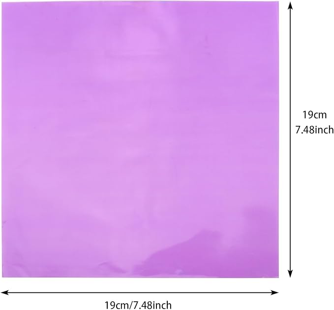 LUORNG 120 Pieces Colored Cellophane