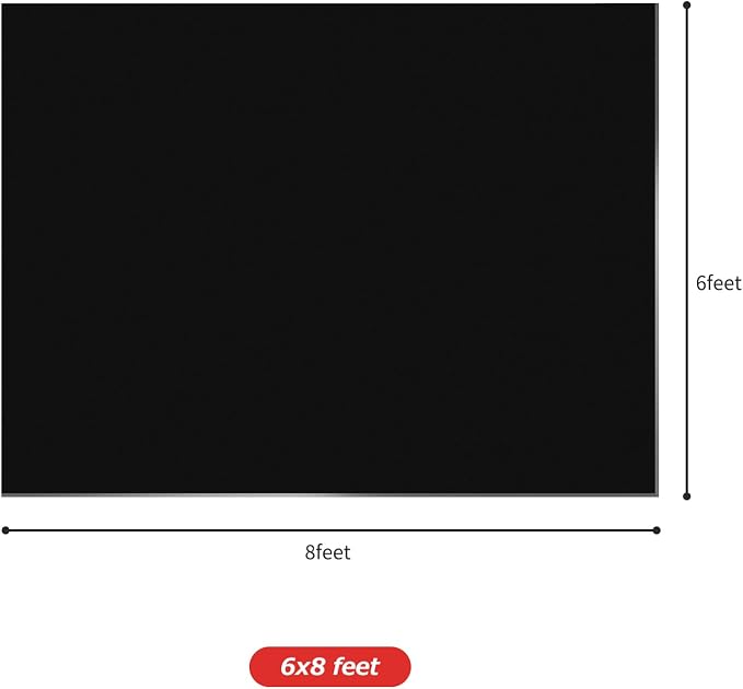Matace Welding Blanket Fireproof 6x8 Feet Carbon Felt Soldering Mat & Pad