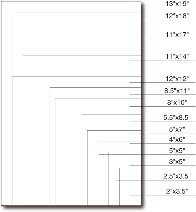 100 Sheets White Cardstock 4" x 6" Thick Paper