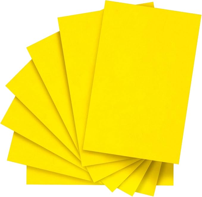 IOOLEEM Yellow Felt Sheets, Craft Felt Fabric Sheets, Sewing Felt Rectangle