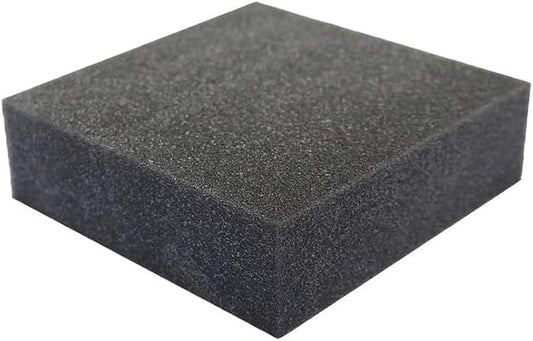 FoamRush 1"x 36" x 36" Charcoal Square Foam Cushion Replacement, Upholstery Foam