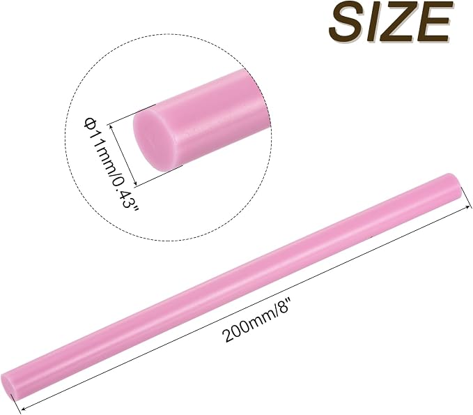 uxcell 30pcs Full Size Hot Glue Gun Sticks 8-inch x 0.43-inch High Sticky Large