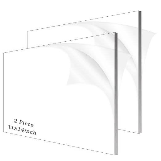 Clear Acrylic Sheet Plexiglass, 1/4" Thick Cast Acrylic Glass Sheet, Plexiglass