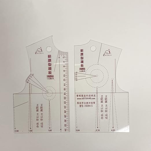 YILIANLIN 3X 1:5 Fashion Design Ruler Cloth Design School Student Teching