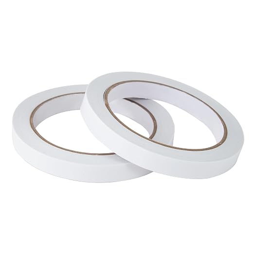 1/4" 4 Rolls Double Sided Adhesive Sticky Tape