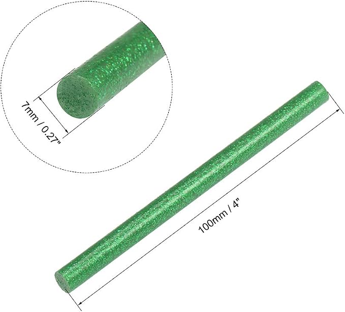 uxcell 30pcs Mini Hot Glue Gun Sticks 4-inch x 0.27-inch High Sticky Small Hot