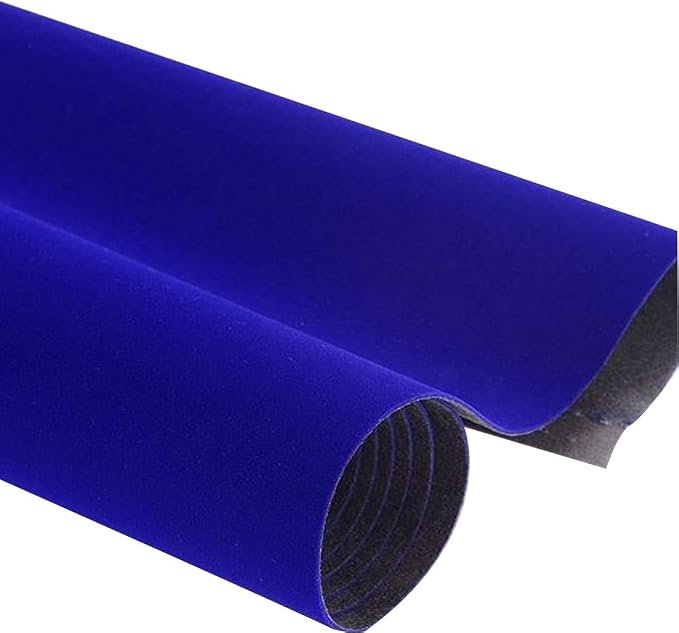 Self Adhesive Blue Velvet Flocking Liner