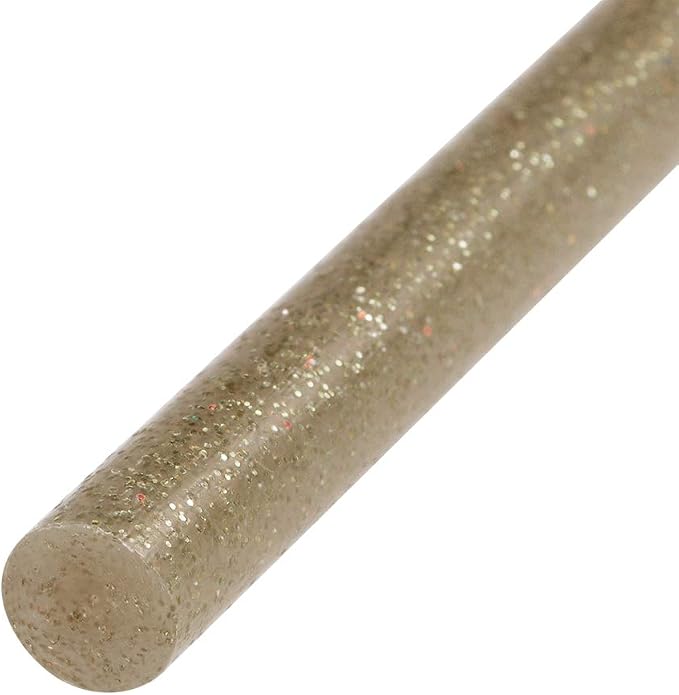 uxcell Mini Hot Glue Sticks for Glue Gun 0.27-inch x 4-inch Champagne Glitter