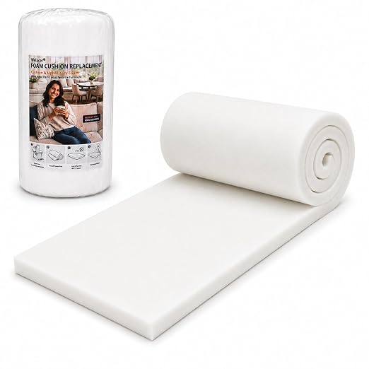 Welacer Upholstery Foam Pad, 0.9x24x72in Soft Cushion Replacement | Perfect