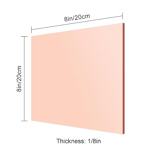 Rose Gold Mirror Acrylic Sheet