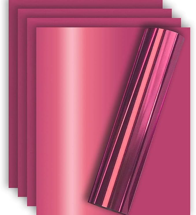 Hot Pink Foil HTV Heat Transfer Vinyl