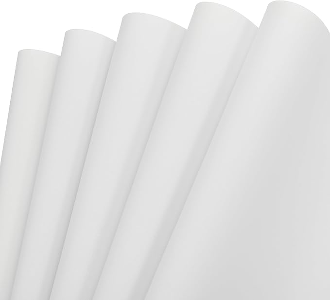 MECCANIXITY EVA Foam Sheets White 19.7 Inch x 19.7 Inch 1mm Thick Crafts Foam