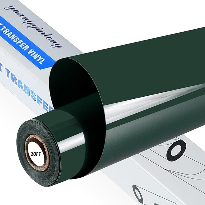 guangyintong Dark Green Heat Transfer Vinyl HTV Rolls