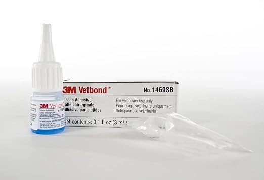 3M Vetbond Tissue Adhesive 0.1 oz – Fast-Acting Veterinary Wound Glue
