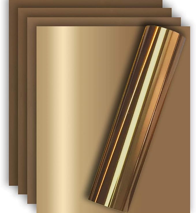 Dark Gold/Bronze Foil HTV Heat Transfer Vinyl