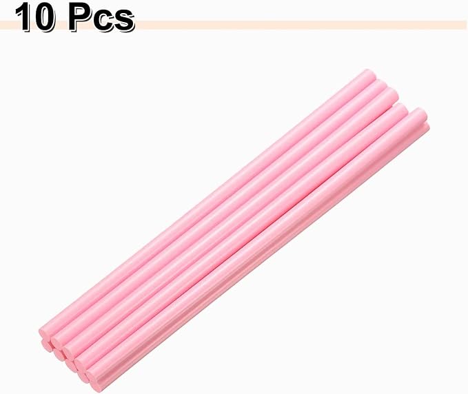 HARFINGTON 10pcs Hot Glue Sticks 0.28" Dia x 7.87" Long EVA Mini Hot Melt