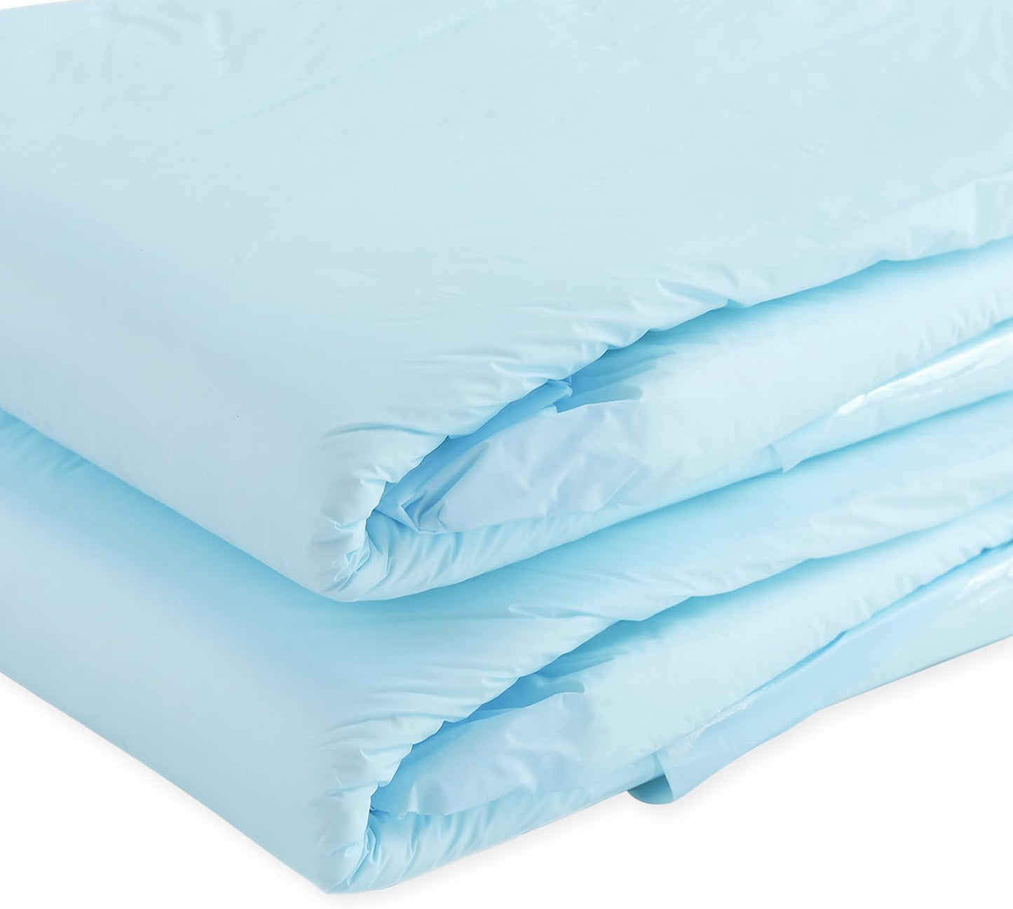 CutiePlusU Disposable Adult Diaper Heavy Absorption Dry Surface Adult Diapers All Night- Blue 10 Pieces (Medium 28"-38")
