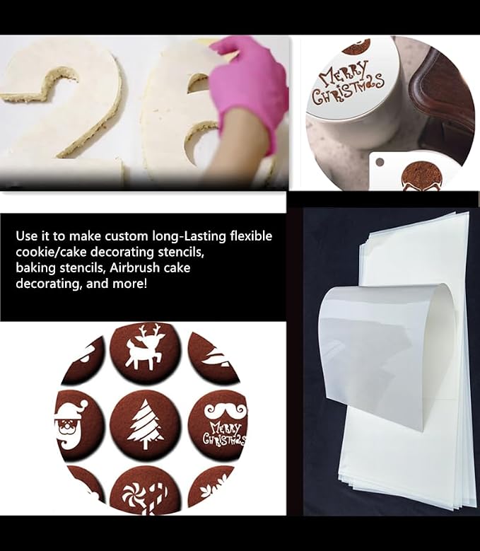 Milky Translucent Blank Mylar Stencil Sheets
