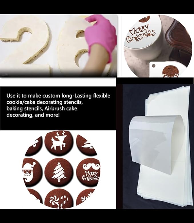 Milky Translucent Blank Mylar Stencil Sheets