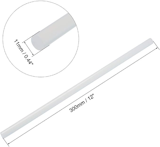 uxcell Mini Hot Glue Gun Sticks 12-inch x 0.44-inch