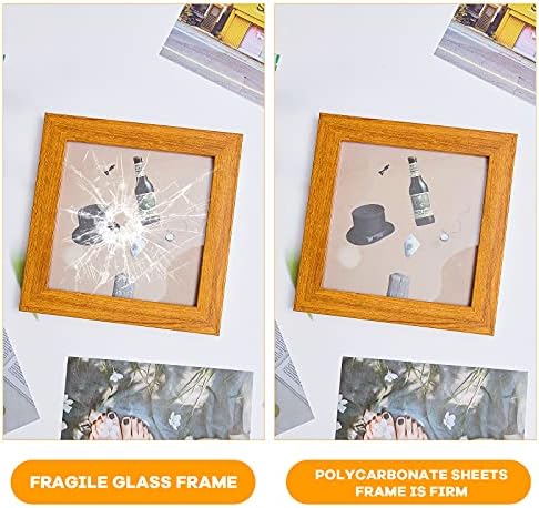 Zonon 5 Pcs Polycarbonate Clear Plastic Sheets
