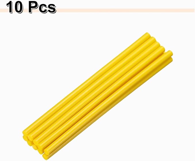 HARFINGTON 10pcs Hot Glue Sticks 0.28" Dia x 7.87" Long EVA Mini Hot Melt