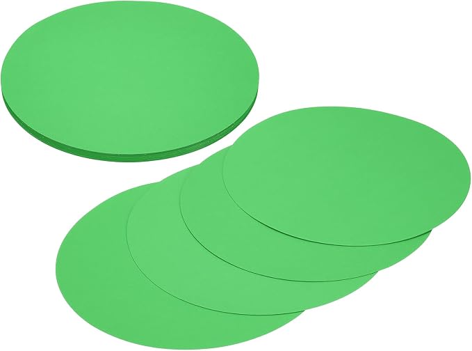 MECCANIXITY 24 Pcs Circle Card Stock, 8.3 Inch Round Cutouts Paper Thick
