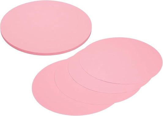 MECCANIXITY 24 Pcs Circle Card Stock, 8.3 Inch Round Cutouts Paper Thick
