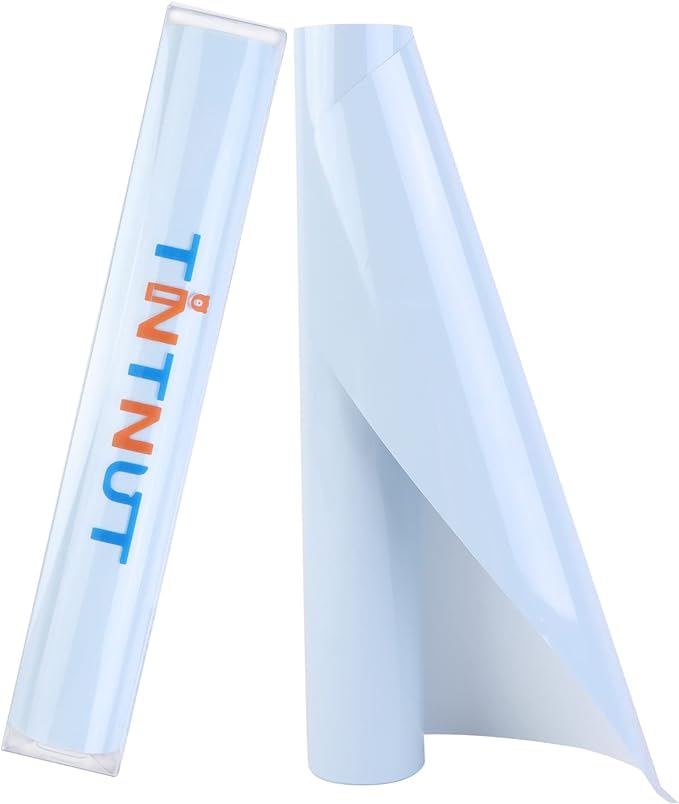 Tintnut Light Baby Blue Heat Transfer Vinyl, 10inx6ft Iron on Vinyl | Neutral