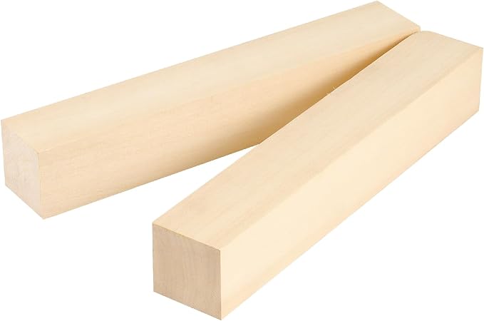 50 PCS Basswood Carving Blocks, Coloring Decorat