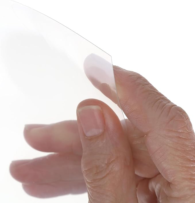 Accent Design Paper Accents Clear Plastic Sheets 8.5x11, .010" Thick,