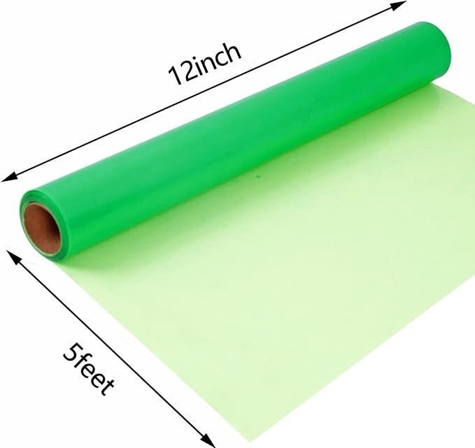 guangyintong Glow in The Dark Heat Transfer Vinyl Rolls, PU Elastic HTV Vinyl