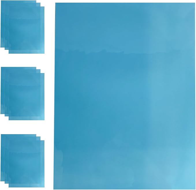 Transparent PVC Faux Leather Sheets, Glossy Waterproof Clear Vinyl Fabric