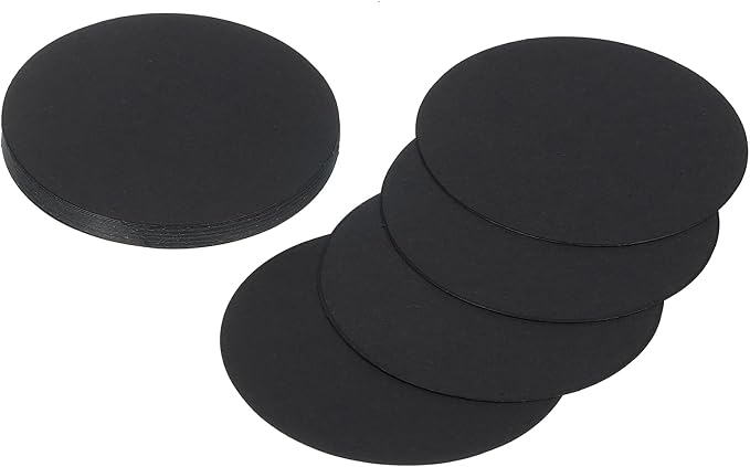 MECCANIXITY 24 Pcs Circle Card Stock, 3.1 Inch Round Cutouts Paper Thick