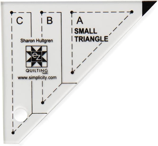 EZ Quilting 8829477 Acrylic Kite Quilting Template Set, Sizes 2.75" x 4.75"