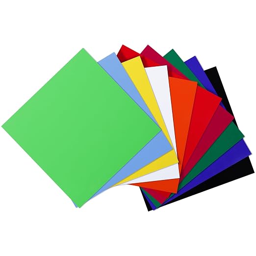 1/8 Thick 10 x 10 inch Acrylic Sheets, 10 Pack Plexiglass Sheets