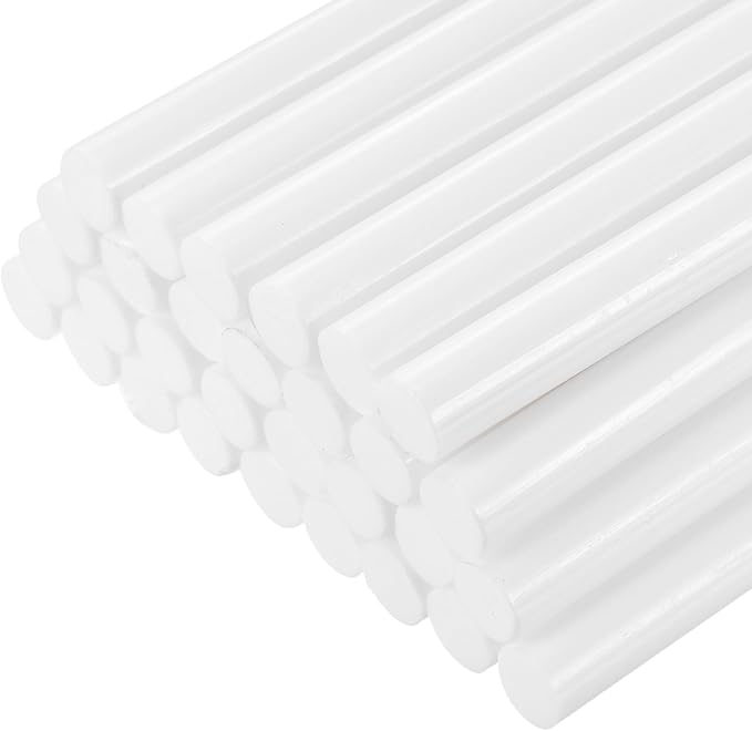 uxcell 30pcs Full Size Hot Glue Gun Sticks 8-inch x 0.43-inch High Sticky Large