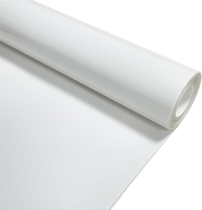 White Heat Transfer Vinyl HTV Roll Matte PU 12" x 15 ft. | Easy to Cut