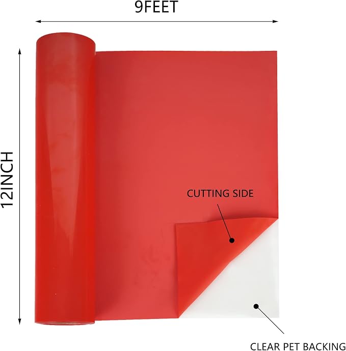 HTVVETUR HTV Vinyl Rolls Heat Transfer Vinyl