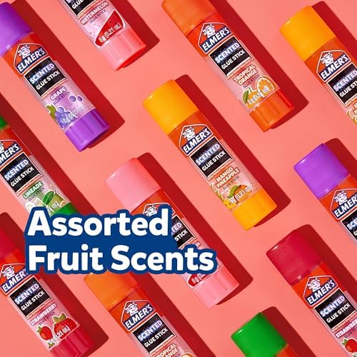 Elmer's Glue Sticks Variety Pack, Featuring BlooStick Buddies, Disappearing