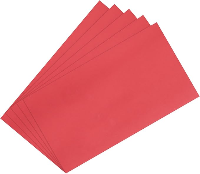 MECCANIXITY EVA Foam Sheets Red 35.4 Inch x 19.7 Inch 2mm Thick Crafts Foam EVA