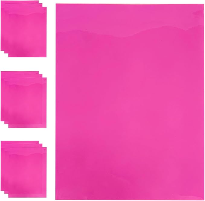 Transparent PVC Faux Leather Sheets, Glossy Waterproof Clear Vinyl Fabric