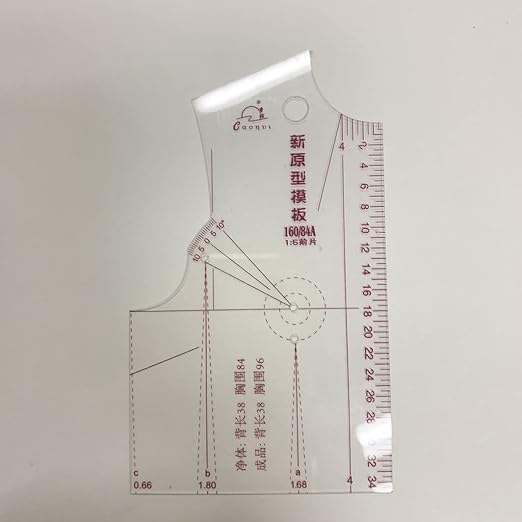YILIANLIN 3X 1:5 Fashion Design Ruler Cloth Design School Student Teching