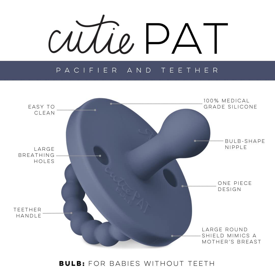 Ryan & Rose Cutie PAT Pacifier Teether (Bulb, Captain)