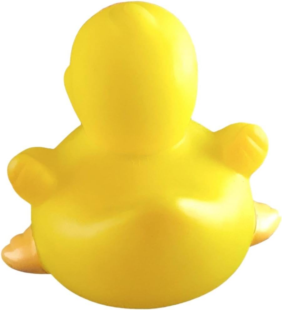 3" Classic Rubber Duck [Sealed Hole, Floats Upright] - Baby Safe Bathtub Bathing Toy