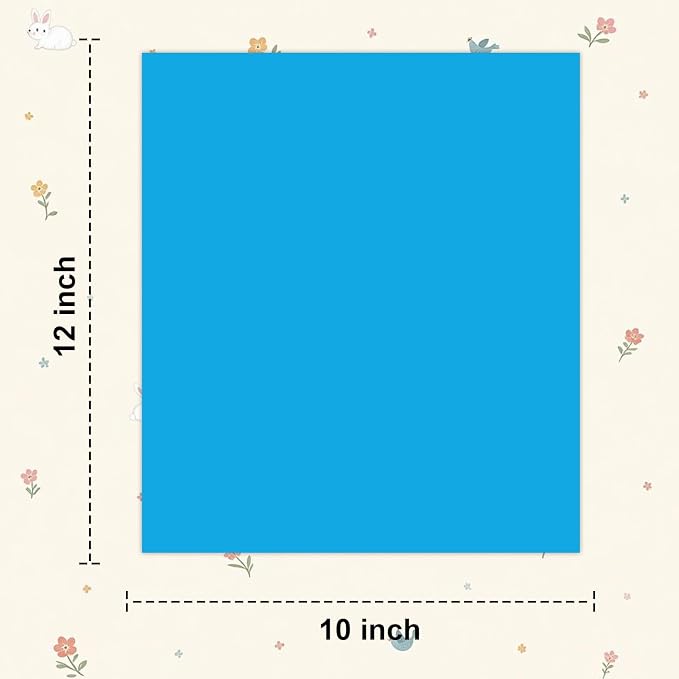 Efuncro- Heat Transfer Vinyl Boho Color Sheets 12" x 10" 18 Pack PU Iron-On